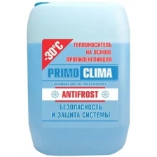 Теплоноситель PRIMOCLIMA ANTIFROST (Пропиленгликоль) -30C 10 кг канистра (цвет синий)