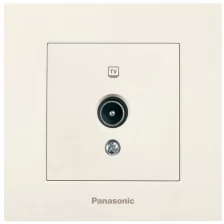 Розетка Розетка телевизионная Panasonic Karre Plus (WKTC04522BG-RU) скрыт. IP20 бежевый (упак.:1шт)