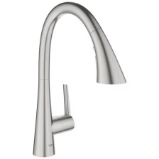 Однорычажный смеситель для мойки Grohe Zedra 32294DC2, суперсталь