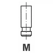 Клапан 36x10x140.5 Mer Lk/Ln2 81-98 Ex Freccia арт. R3725/RCR